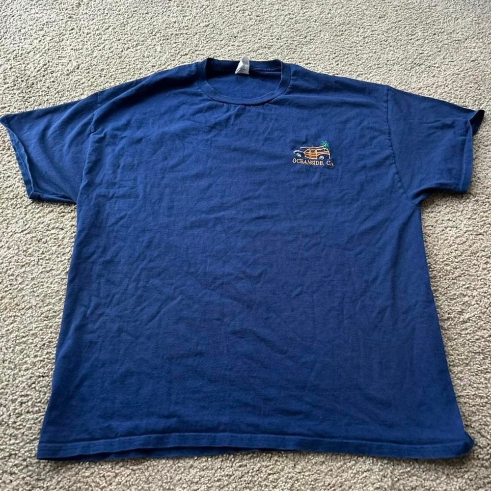 Blue vintage Oceanside California single stitch t-shirt